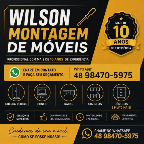 Montador de móveis profissional