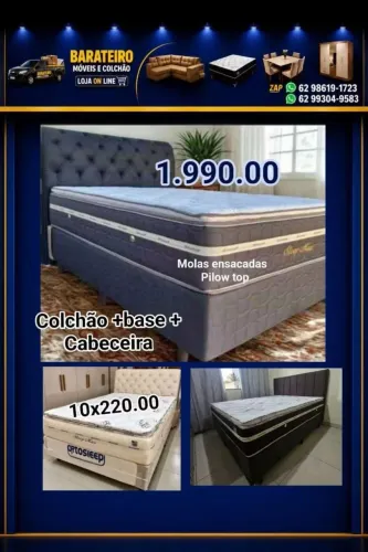 Cama casal sleepmax alto conforto