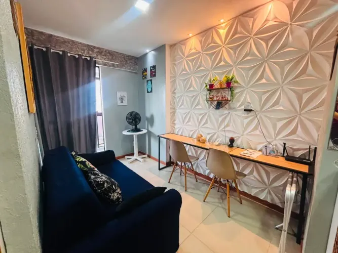 Edifício Blue c/ 45m², 1 quarto, mobiliado e 1 vaga em Jurunas/Belém-Pa