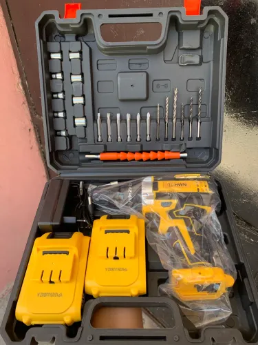 Furadeira 2 Baterias 48V - Parafusadeira maleta completa