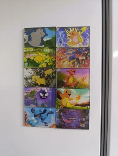 10 Imãs de geladeira Pokémon