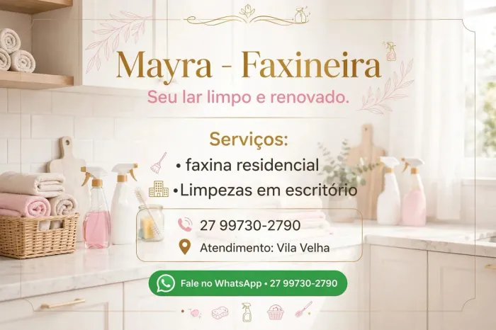 Faxineira 