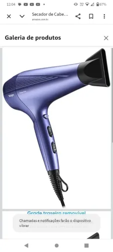 Secador novo na caixa nunca foi usado