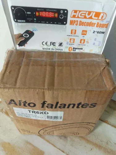 Kit de Áudio Mp3 Decoder Board Sterio Alto falandes 
