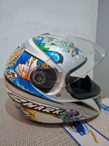 Capacete shark Butterfly colorido