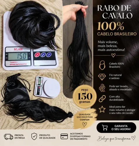 Vende-se cabelo humano brasileiro 