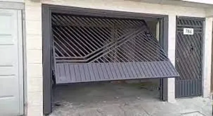 cabo de portao basculante caser aço galvanizado + acessorios e instalado.