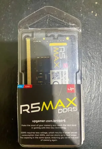 Memória SODIMM (Notebook) DDR5 1x16 4800mHz - Novo