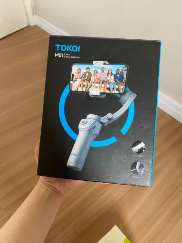 Estabilizador Gimbal 3 Eixos Para Celular Tokqi M01 Antivibração
