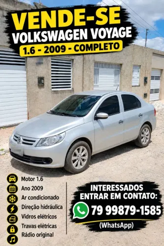 Volkswagen Voyage Trend 1.6 MI Total Flex 8V 4P 2009