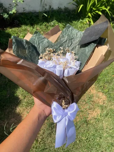 Buquê de 10 flores de papel!!