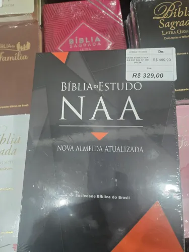 Biblia de estudo naa grande