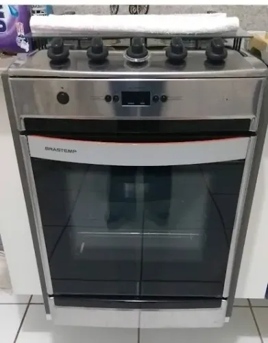 Fogão de Embutir Brastemp 4 bocas inox