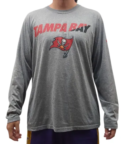 Camiseta manga longa Nike dri fit TAMBA BAY NFL tam.GG nba futebol esportes