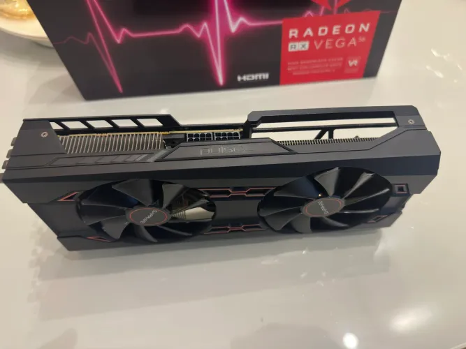 Placa de video AMD rx vega 56 8gb ( Estado de nova!)