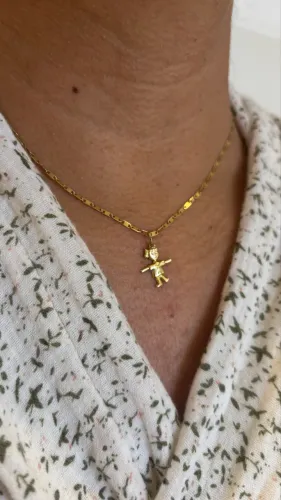 Colar Piastrine Ouro 18k
