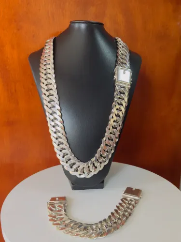 Conjunto de prata 925 32 milímetros 