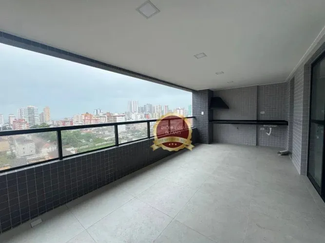 Apartamento novo 3 dormitórios com churrasqueira a carvao e vista mar e 2 vagas no Canto d