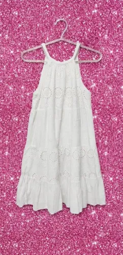 Vestido branco algodão Hering