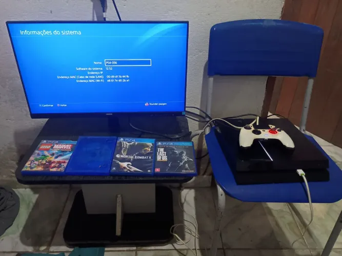 Ps4 FAT 12.50 + controle pro venda ou troca com torna leia o anúncio