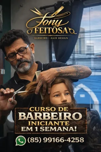 curso barbeiro iniciante em uma semana.