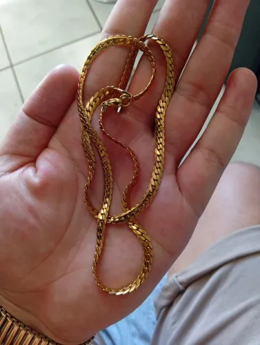 Corrente de moeda antiga 