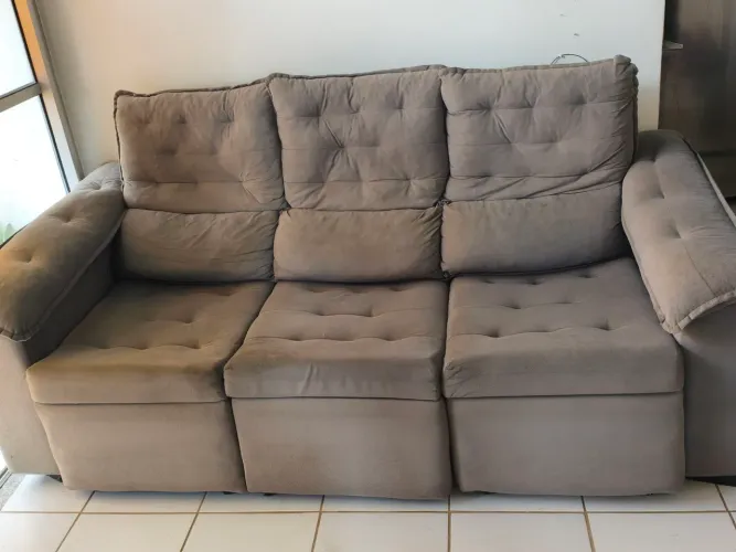 Sofá Retrátil 3 Lugares