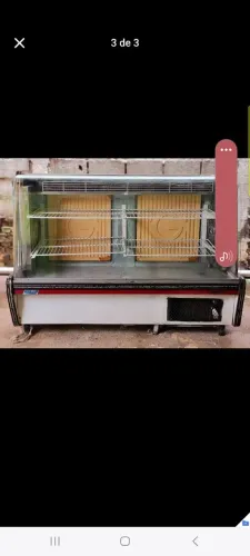Freezer expositor vidro curvo horizontal 