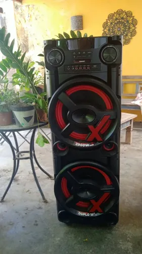 Caixa de Som AMVOX Amplificada ACA 2900 NewX 2900W