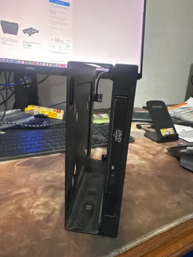 Suporte mini versa pc Lenovo para monitor e DVD