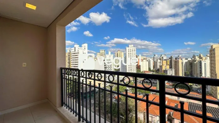 Apartamento de 49m² com 1 quarto, 1 banheiro para alugar no bairro Cambuí, Campinas/SP