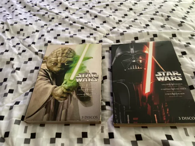 Coleção Star Wars Completa - 2 Boxes Originais (6 Discos) - Impecável