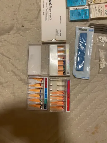 kit completo de endodontia. Itens variados.