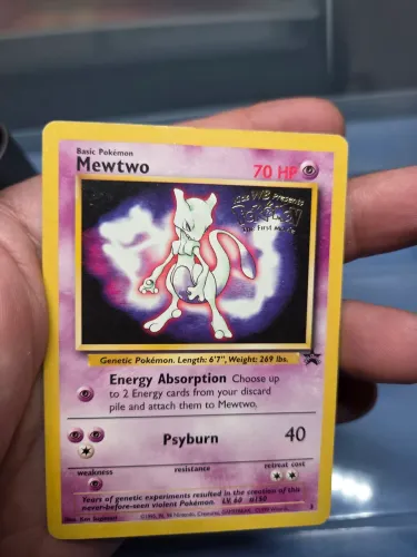 Carta Pokémon Mewtwo Promo Filme 1999 Original