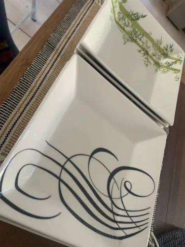 VENDO Conjunto com 6 Pratos Fundos Oxford
