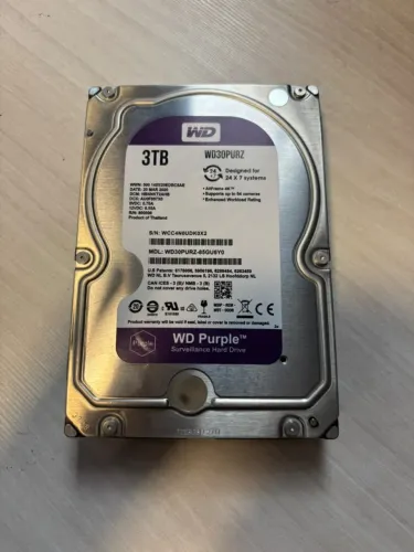 Hd Purple 3tb Sata3 5400 64mb Western Digital