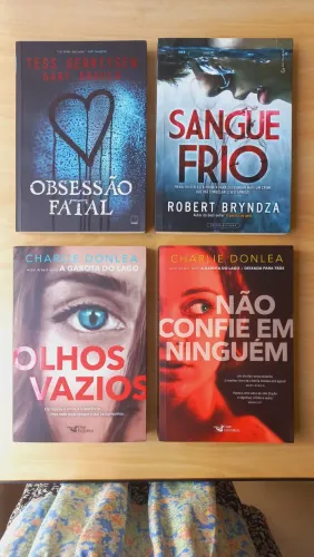 Livros de Suspense- R$ 27,00 cada um