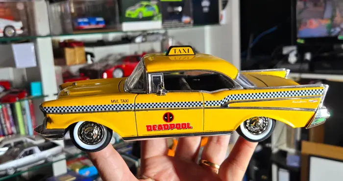 Jadatoys 1/24 1957 chevy BEL AIR TAXI AMERICANO<br>1957 Chevy Bel Air Taxi<br>***179,00***
