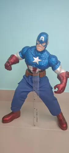 ? Boneco Capitão América Mimo 50cm - Original e Conservado