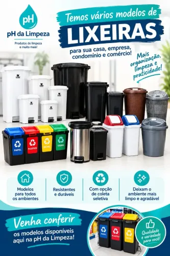 Lixeiras Todos os Tamanhos