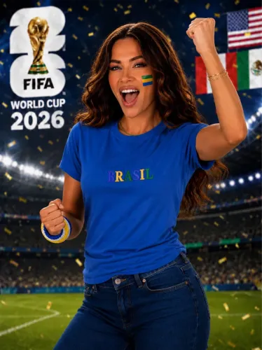 Camisa Brasil - Copa - tamanho M