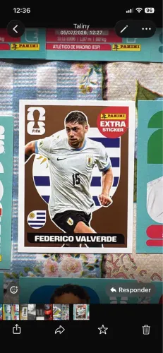 Figurinha Legend Valverde Bronze