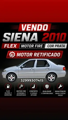 Fiat Siena 1.0/ EX 1.0 MPI Fire/ Fire Flex 8V 2010