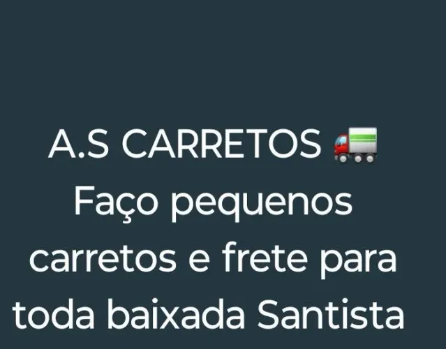Faço pequenos carretos e fretes 