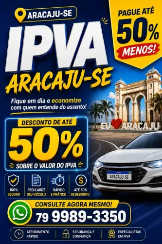 Pago seu IPVA a 50%