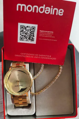 Relógio Mondaine feminino