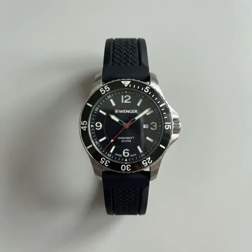 Relógio Wenger Seaforce Masculino Preto 200M