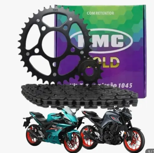 Vendo kit de pinhões com retentor kmc para MT03 e R3