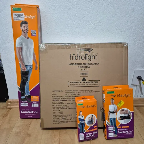 Kit Ortopédico Hidrolight - Andador, Imobilizador, Órtese e Tipoia
