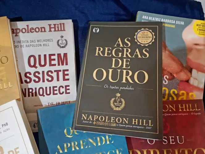 Box Napoleon Hill. 20 a unidade. Desconto já incluso. 